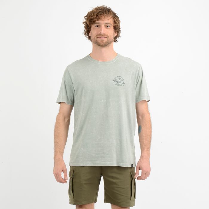 POLERA MANGA CORTA RIP VERDE