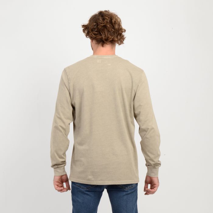 POLERA MANGA LARGA DITHER  BEIGE OSCURO