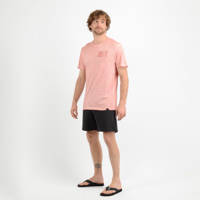 POLERA MANGA CORTA CRUCER ROSADO OSCURO