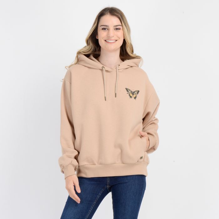 POLERON BYRON HOODY  BEIGE