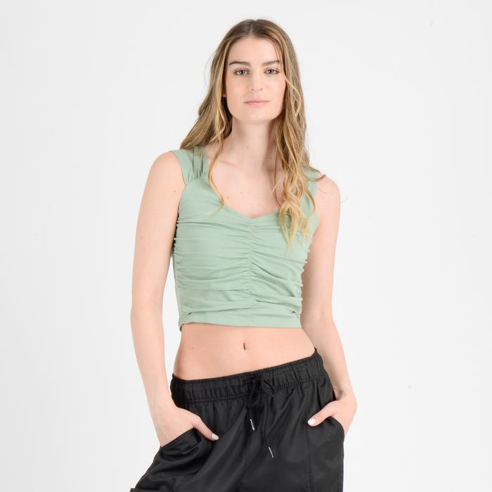 POLERA MANGA CORTA CORRANE  VERDE