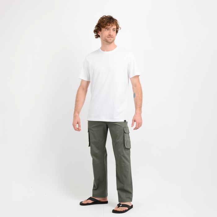 POLERA MANGA CORTA EAST CLIFF BASIC  BLANCO