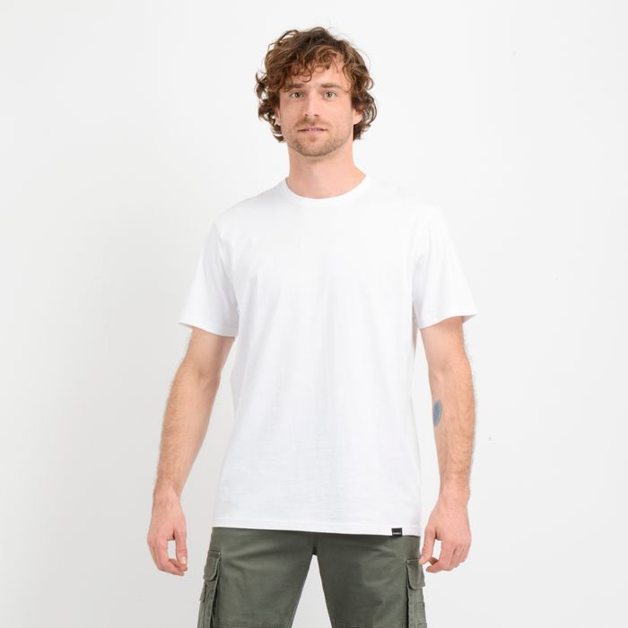 POLERA MANGA CORTA EAST CLIFF BASIC  BLANCO