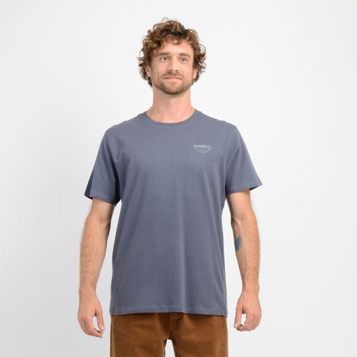 POLERA MANGA CORTA DAYBREAK  GRIS OSCURO