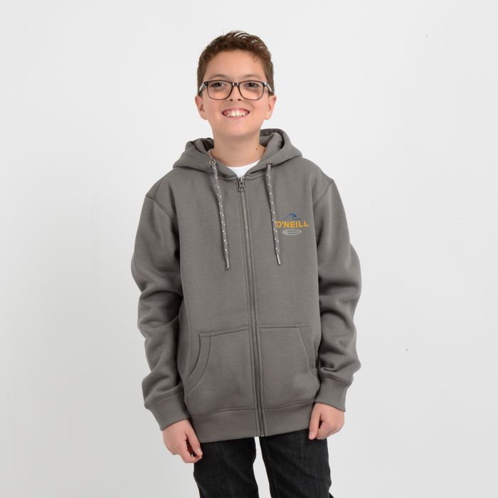POLERON RIP TIDE ZIP  GRIS OSCURO