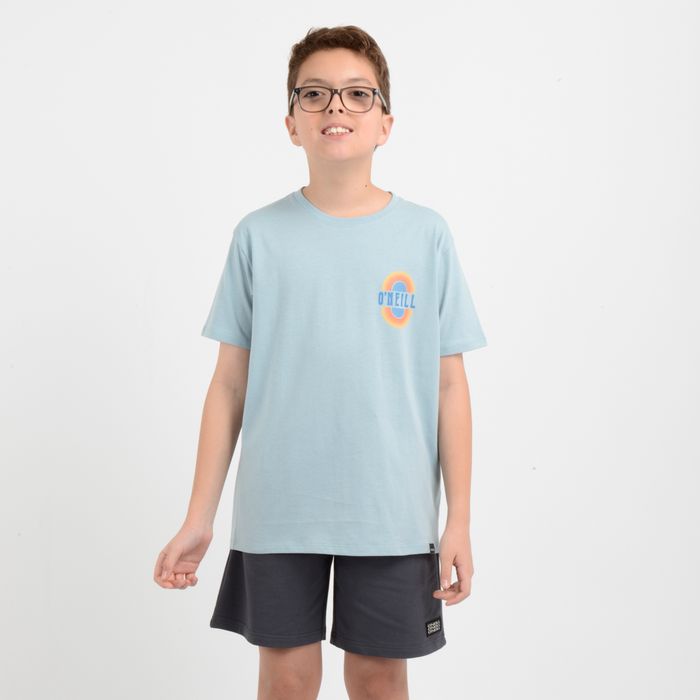 POLERA MANGA CORTA SUNNY DAY AZUL CLARO / PASTEL