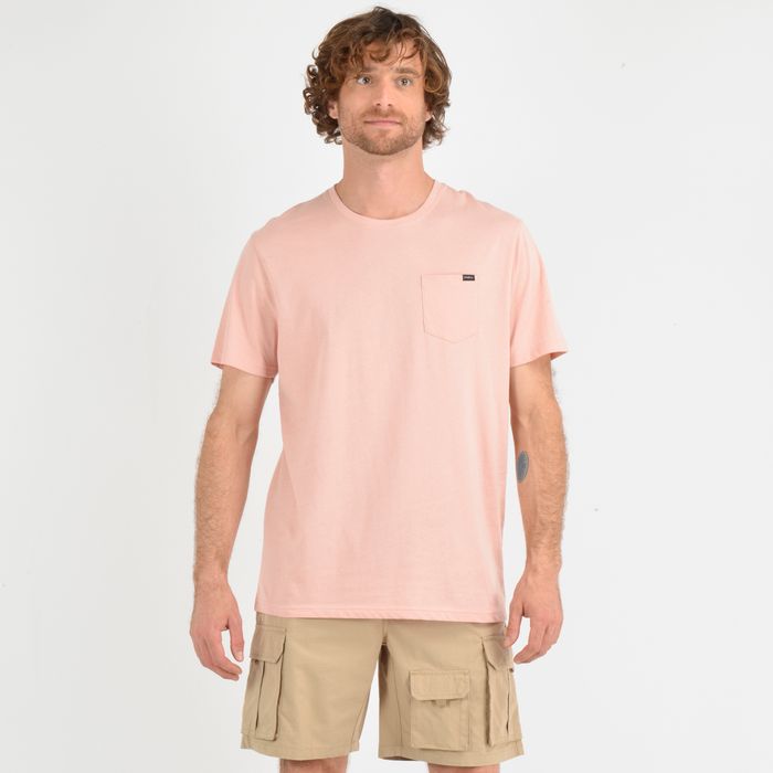 POLERA MANGA CORTA EAST CLIFF  ROSADO