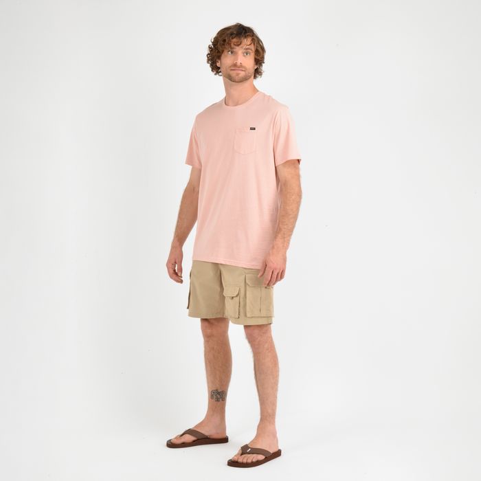 POLERA MANGA CORTA EAST CLIFF  ROSADO