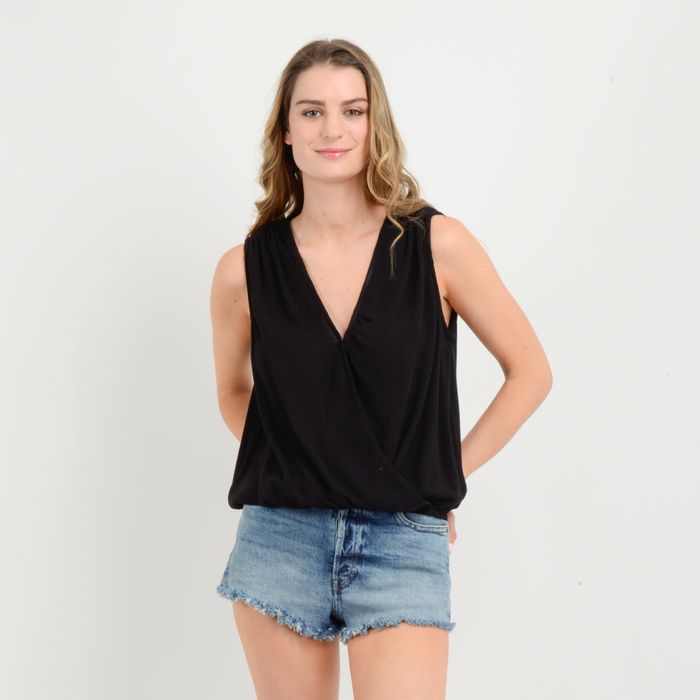 BLUSA SIN MANGAS ASHLEE NEGRO