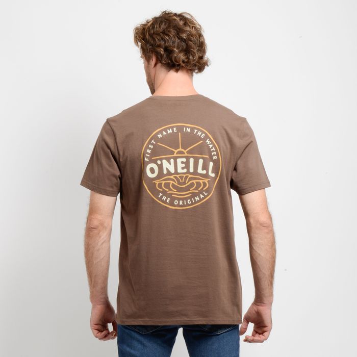 POLERA MANGA CORTA EMBOSSED CAFÉ