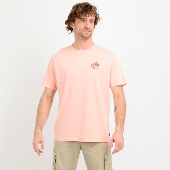 POLERA MANGA CORTA BEACH  NARANJO