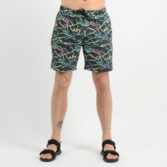 BOARDSHORT CALI CRAZY VOLLEY  NEGRO