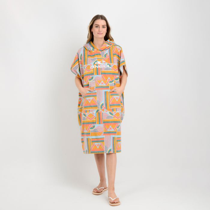 PONCHO TOALLA ARTGEO AMARILLO