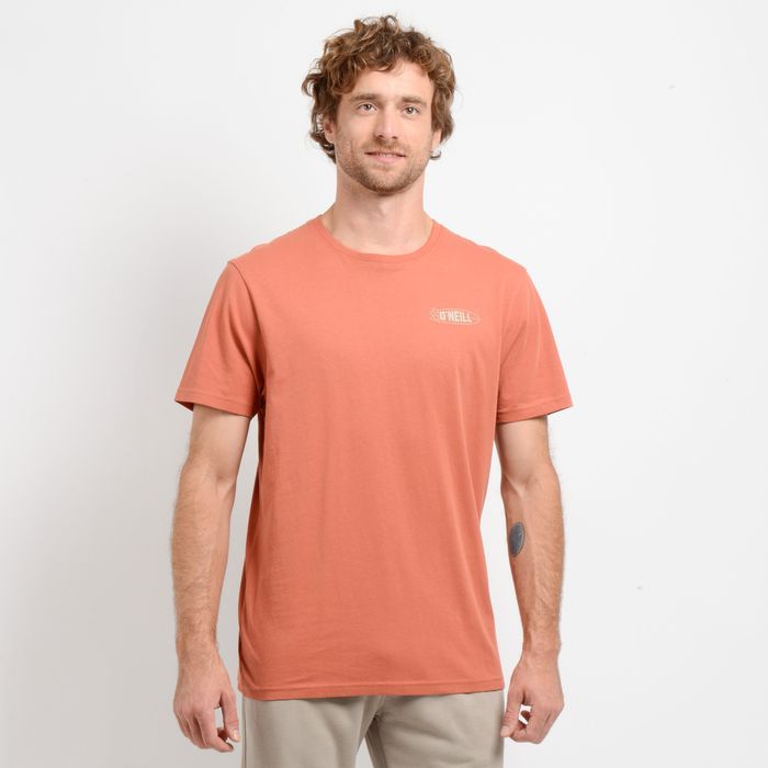 POLERA MANGA CORTA JOY WAVE NARANJO OSCURO