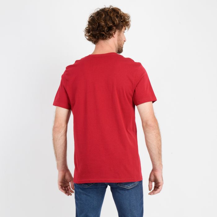 POLERA MANGA CORTA RUTILE  ROJO OSCURO