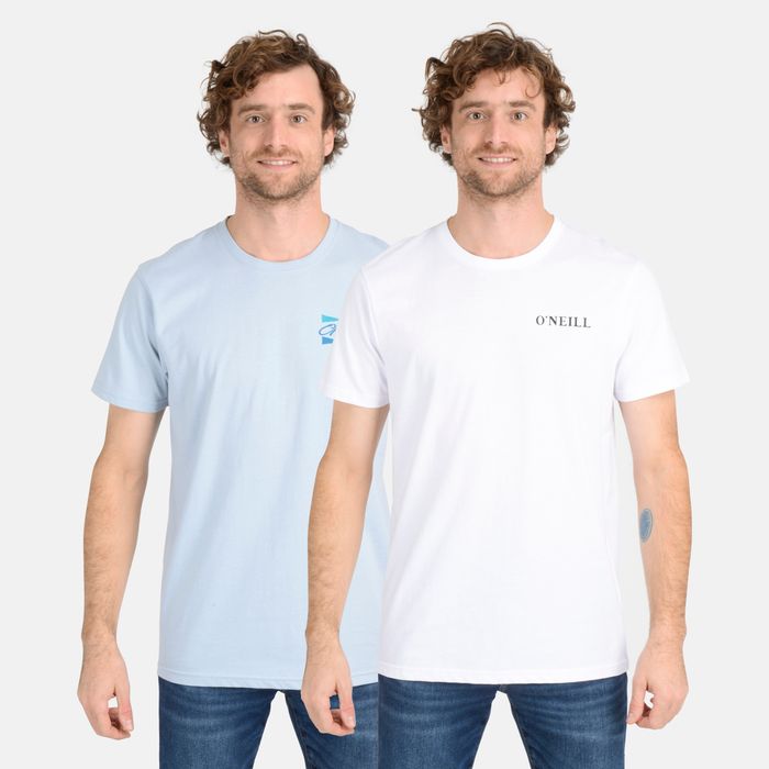 PACK 2 POLERAS ZICALETA BEACH BLANCO