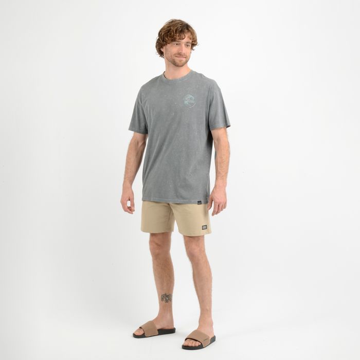 POLERA MANGA CORTA CORE GRIS