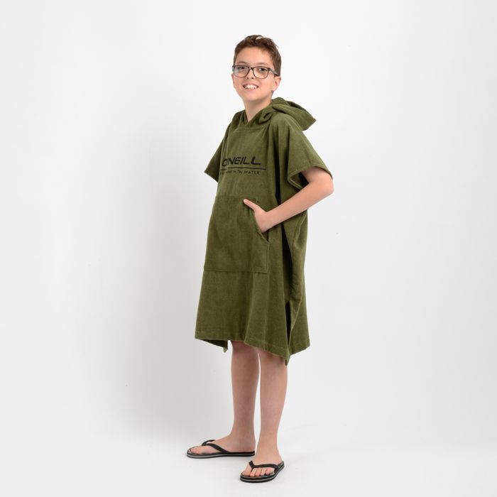 PONCHO TOALLA CALI BOY VERDE OSCURO