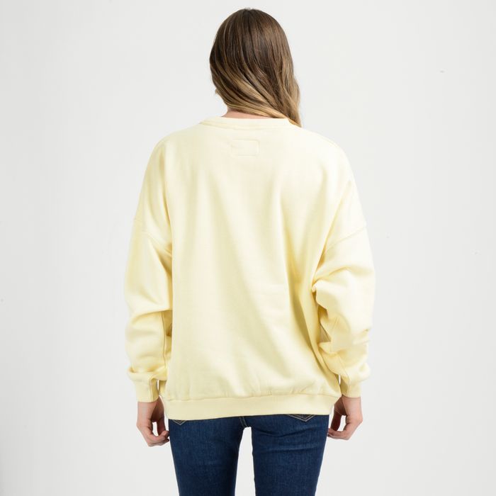 POLERON CUELLO REDONDO RISK  AMARILLO CLARO