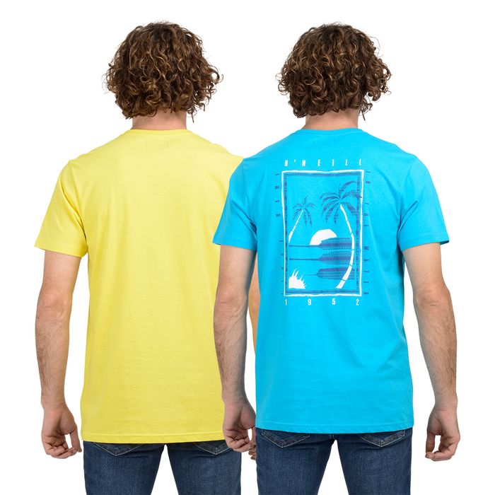 PACK 2 POLERAS IOWA AZUL CLARO - AMARILLO