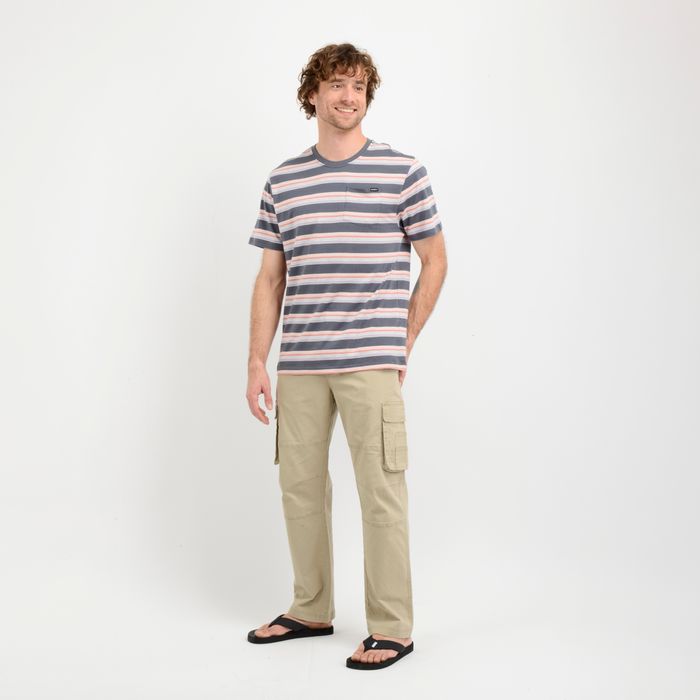 POLERA MANGA CORTA BOLDER  GRIS