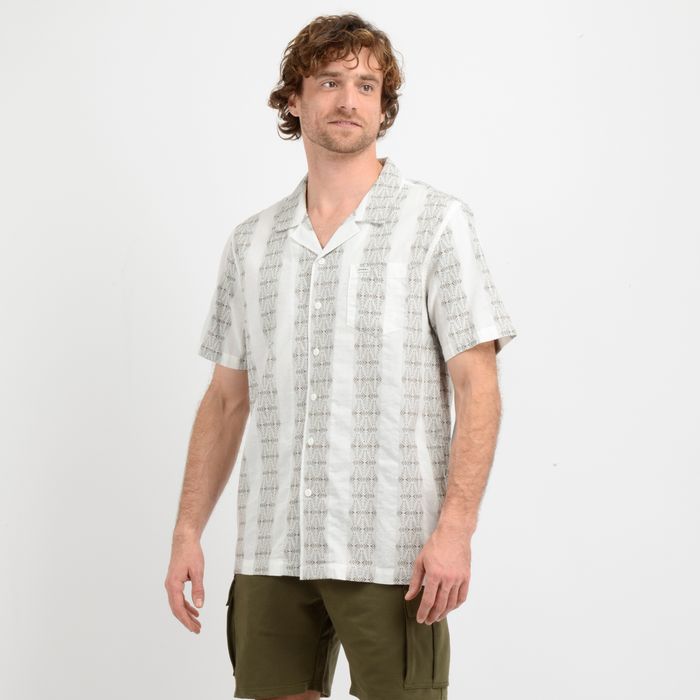 CAMISA MANGA CORTA IRIE  BEIGE