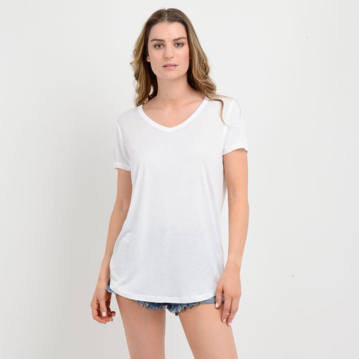 POLERA MANGA CORTA ESSENTIAL  BLANCO