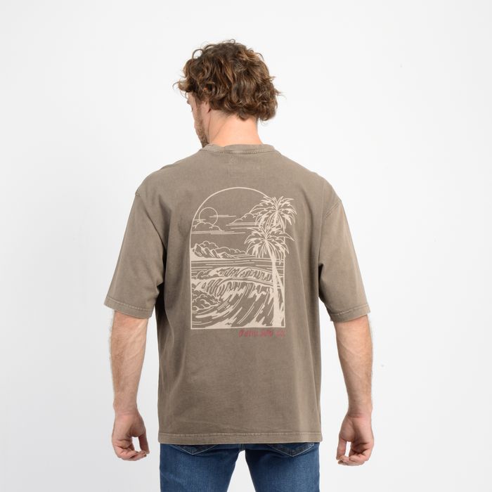 POLERA MANGA CORTA VISTA  CAFÉ