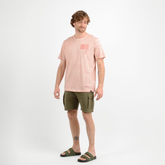 POLERA MANGA CORTA CRUCER ROSADO