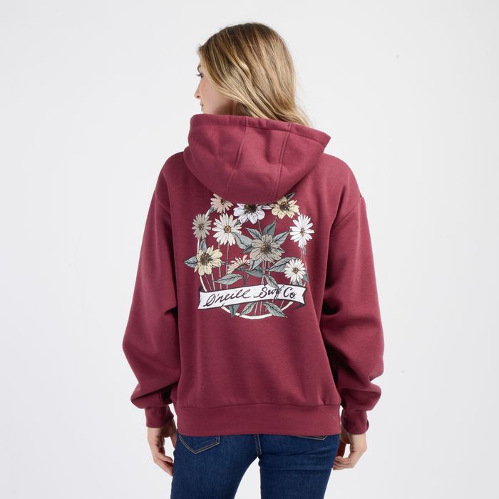 POLERON BYRON HOODY  ROJO OSCURO