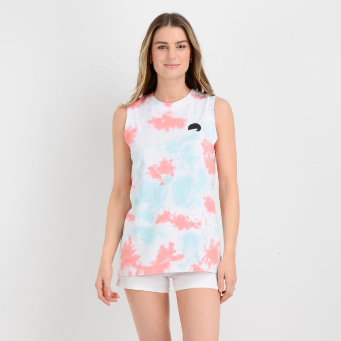 POLERA SIN MANGAS OCEAN WOWTANK  AZUL TURQUESA / AGUA