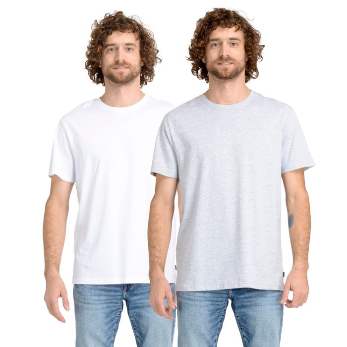 PACK 2 POLERAS MANLY GRIS