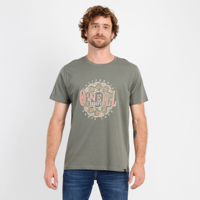 POLERA MANGA CORTA IKAT  VERDE OSCURO