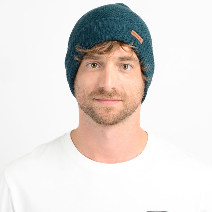 BEANIES WAFFLE  VERDE OSCURO