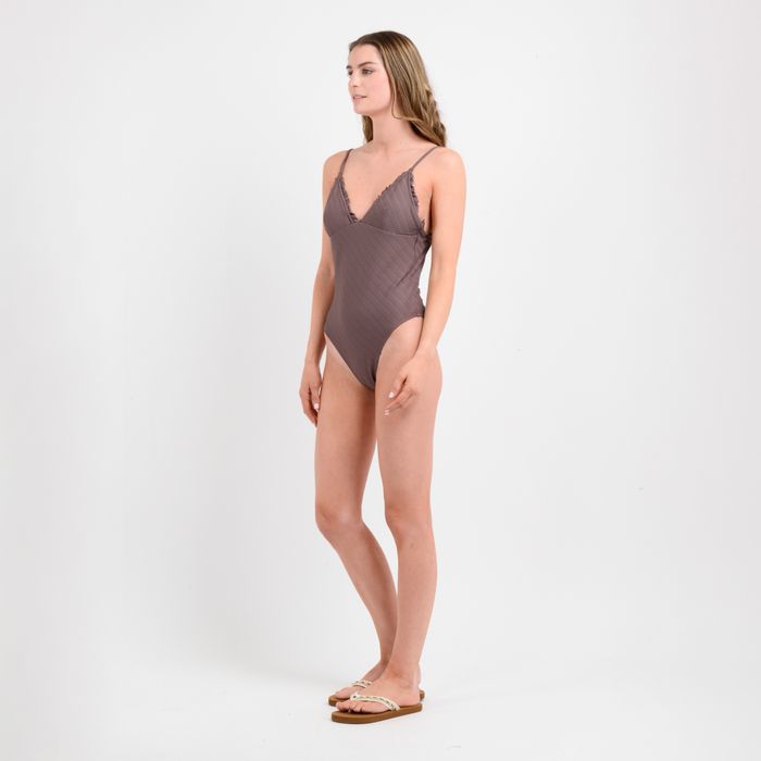 TRAJE DE BAÑO ENTERO PORTO  CAFÉ