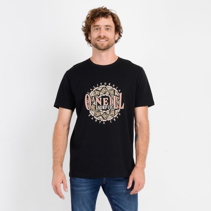 POLERA MANGA CORTA IKAT  NEGRO