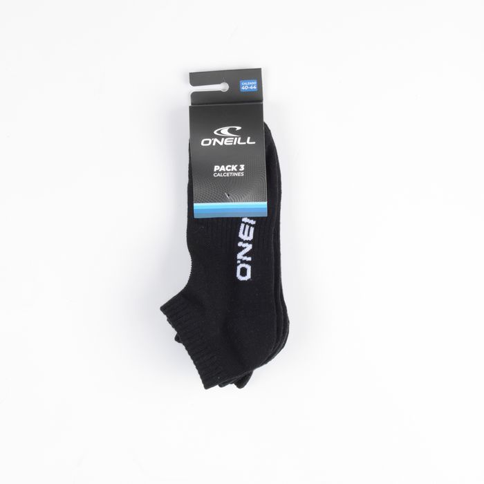 CALCETINES SNEAKER TRIPACK NEGRO