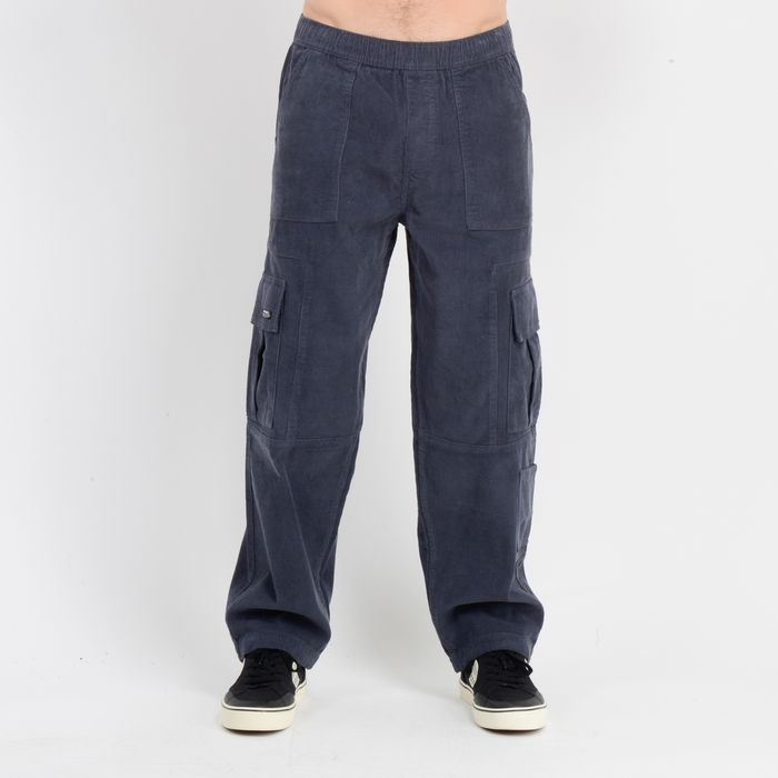 PANTALON COTELE CARGO SURF  GRIS OSCURO