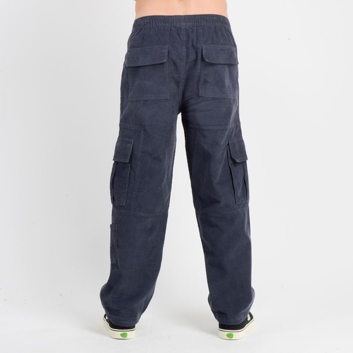 PANTALON COTELE CARGO SURF  GRIS OSCURO
