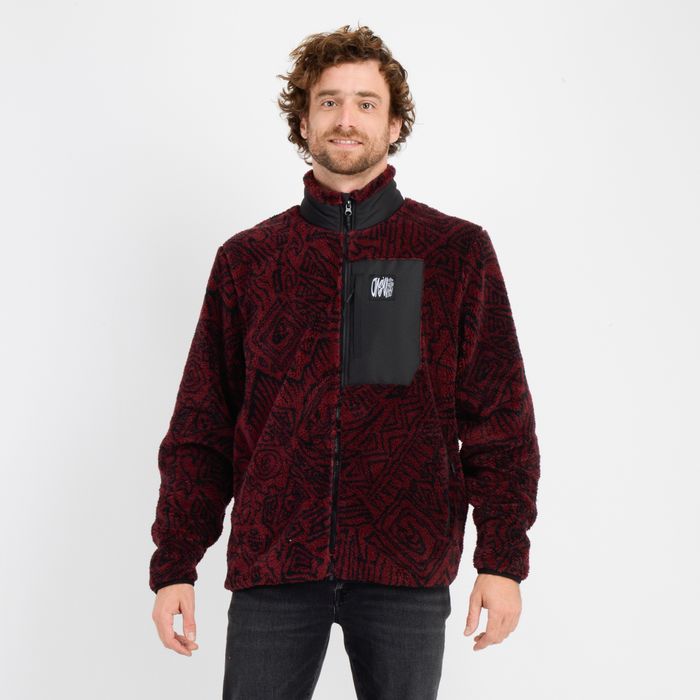 POLERON CHIPORRO SURF HEROES  ROJO OSCURO