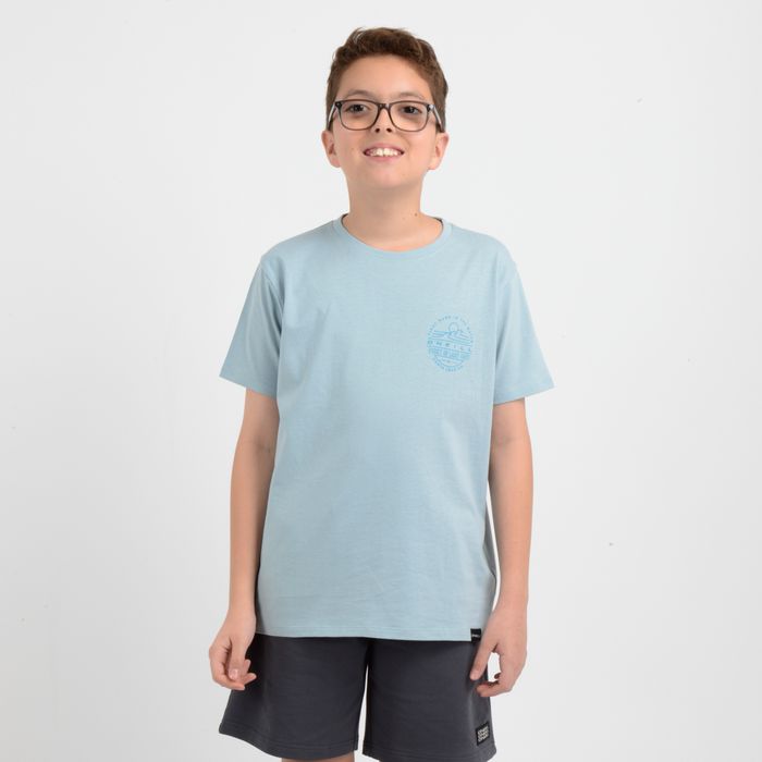 POLERA MANGA CORTA MUIR AZUL CLARO / PASTEL