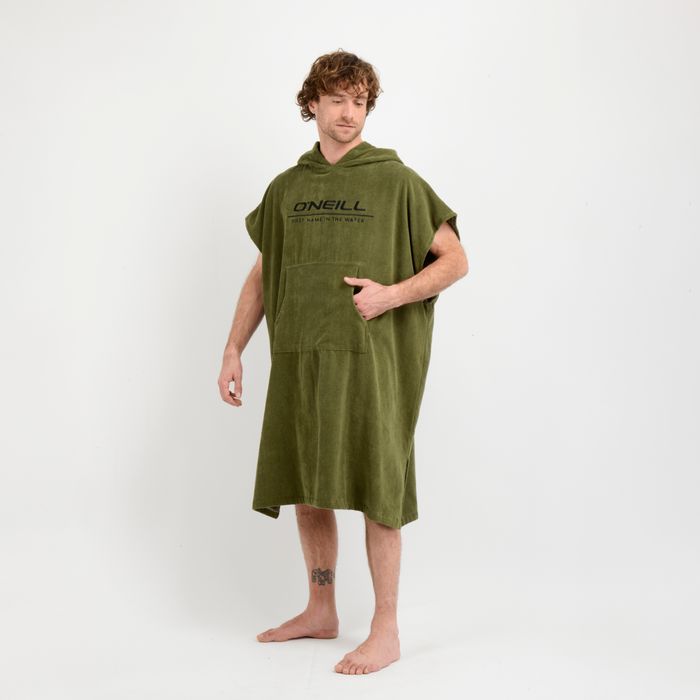 PONCHO TOALLA CALI  VERDE OSCURO