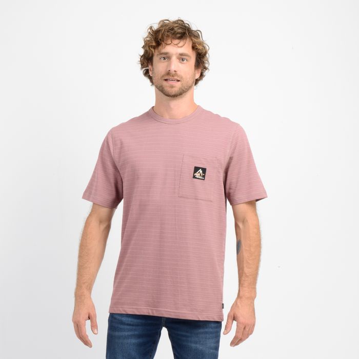 POLERA MANGA CORTA TORREY II ROSADO OSCURO