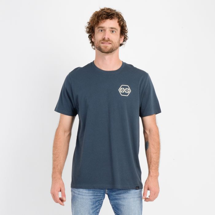 POLERA MANGA CORTA ETNIC  VERDE OSCURO