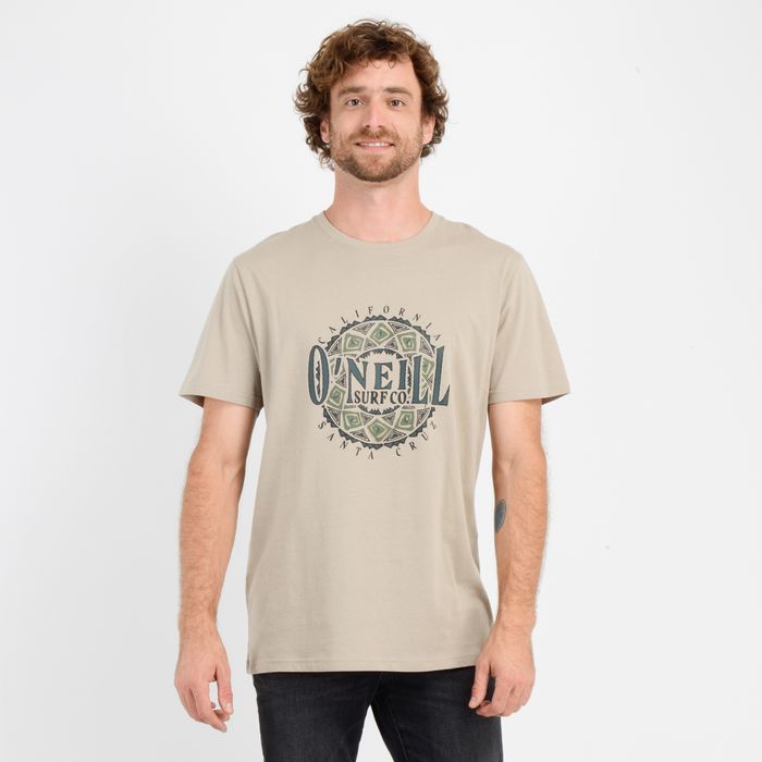 POLERA MANGA CORTA IKAT  BEIGE OSCURO