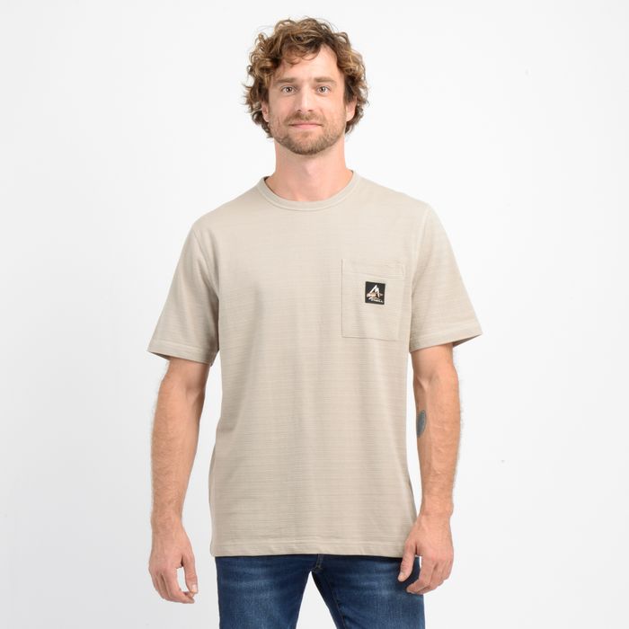 POLERA MANGA CORTA TORREY II BEIGE OSCURO