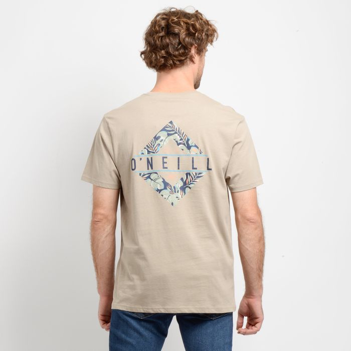 POLERA MANGA CORTA BRACKETS  BEIGE OSCURO