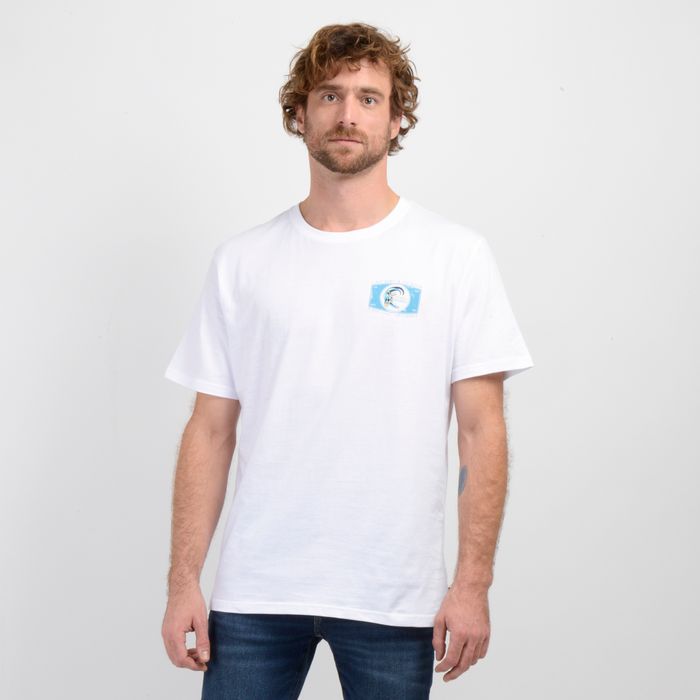 POLERA MANGA CORTA FOREVER  BLANCO
