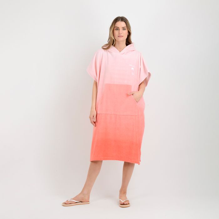PONCHO TOALLA WOW NARANJO