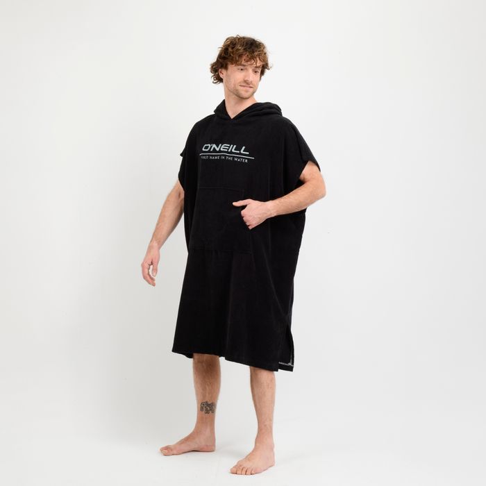 PONCHO TOALLA CALI NEGRO